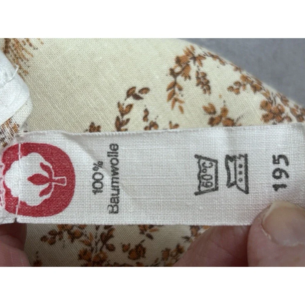 VTG 70's Miss Petticoat Prairie Sunbonnet Core Button Up Pillow Sham